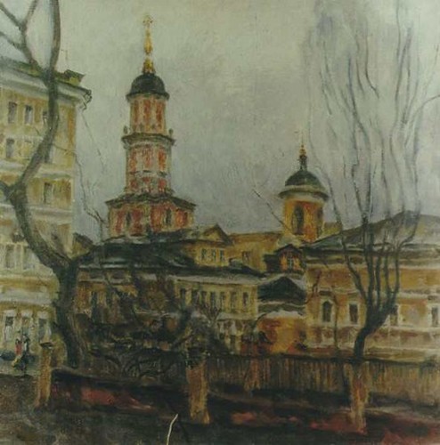 The Menchikova Bashnya (Menshikov Tower); Old Moscow. City landscape