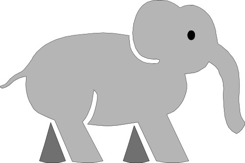 Elephant; Elephant, Mammal