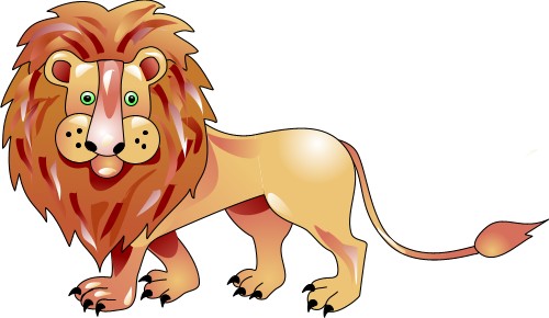 Animals: Male lion