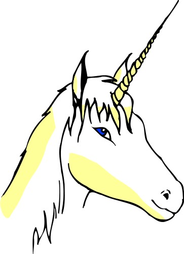 Unicorn; Unicorn, Horse, Horn, Mythical, White