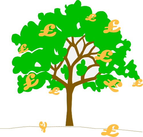 Money tree; Money, Tree, Design
