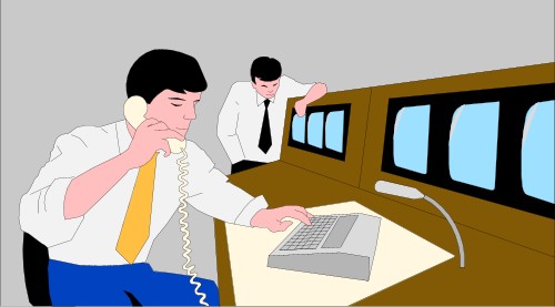 Broker speaking on the phone; Man, People, Business, Telephone, Comms, Money