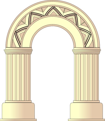 Typical roman arch; Arch, History