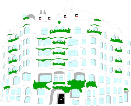 Avant Garde apartments in Barcelona; Buildings