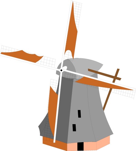 Smock Windmill; Windmill, Farm