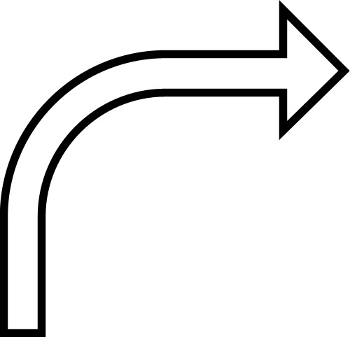 Curve; East, Outline, Clockwise