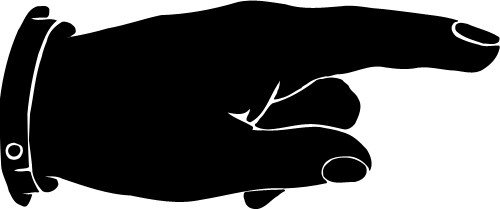Hand; East, Silhouette, Left