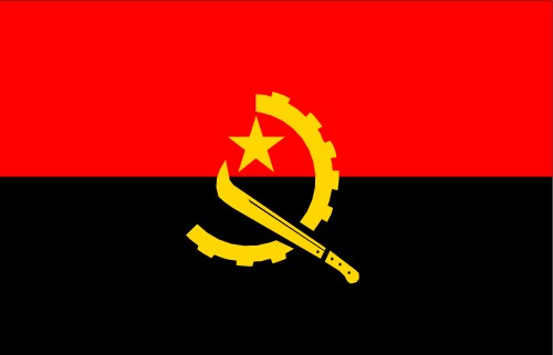 Angola; Flags