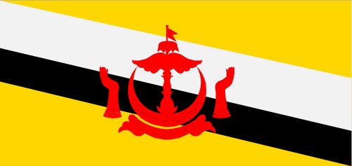 Brunei; Flags