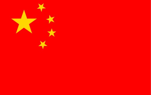 China; Flags