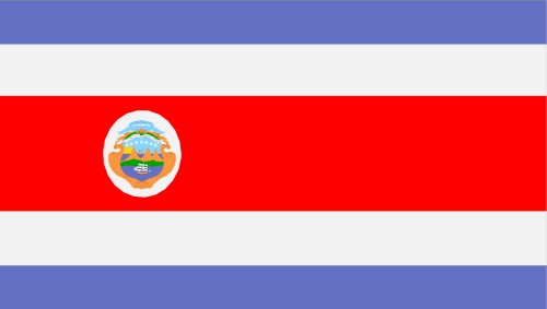 Costa Rica; Flag