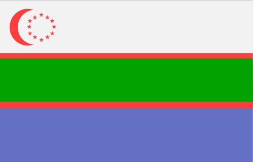 Uzbekistan; Flag