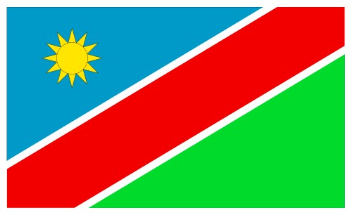 Namibia; Flags