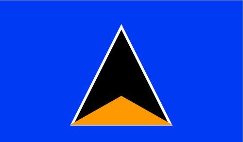Saint Lucia; Flag