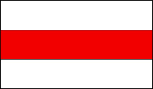 White Russia; Flag