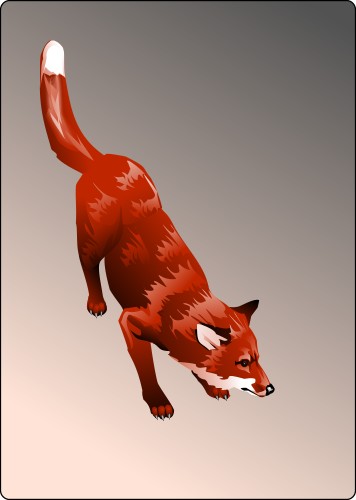 Corel Xara: Red Fox