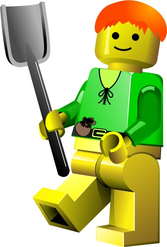 Lego farmer; Corel Xara