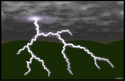 Corel Xara: Bolt of lightning