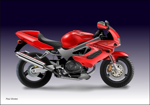 Sports motorcycle; Motorcycle, sports, speed, design