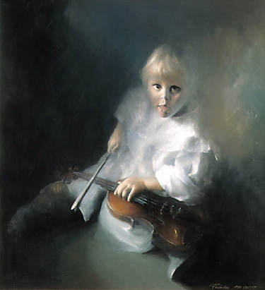 Aleksa; Oil on canvas, 100x100 cm
