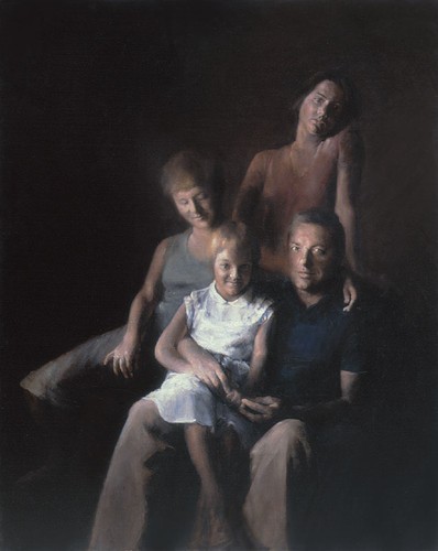 Sister's family; Oil on canvas, 120x170 cm