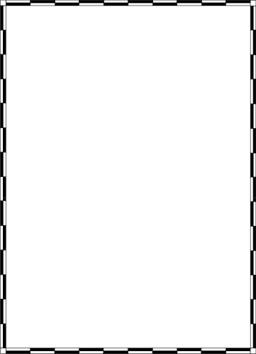 Outline with alternating edges; Border, Outline, Grey, Frame