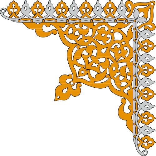 Gold and silver filigree; Backgrounds