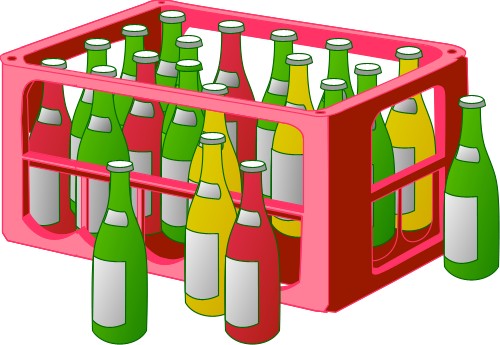 Beer; Crate, Bottle, Alcohol, Drink