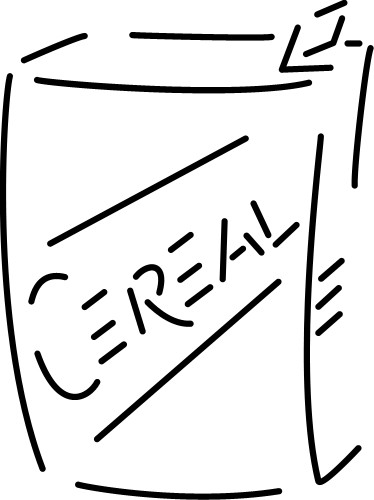 Cereal Box; Food, Misc, Cereal, Box