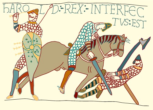 Part of the Bayeux tapestry; Graphics