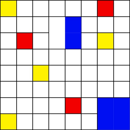 Mondrian; Art, Primary, Grid, Painting, Abstract