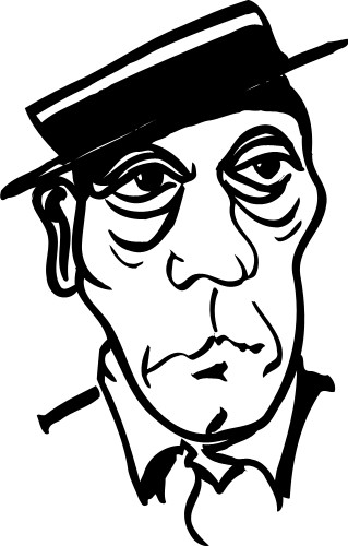 Buster Keaton; Filmstar, Film, American, Man, Comic, Funny, Silent, Hat