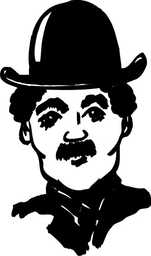 Charlie Chaplin; 1977, 1889, Filmstar, Actor, Producer, Director, Composer, Funny, Silent, English, Man, Hat, Mou

stache