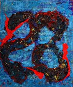 Critical Metamorphosis; canvas, oil; 120 x 100 cm