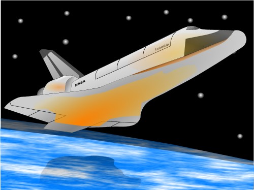 Space shuttle; Space, Shuttle, America, Fly