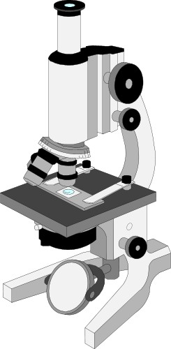 Science: Laboratory microscope