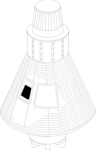 Mercury Space Capsule; Space, United States, One, Mile, Up, Mercury, Space, Capsule