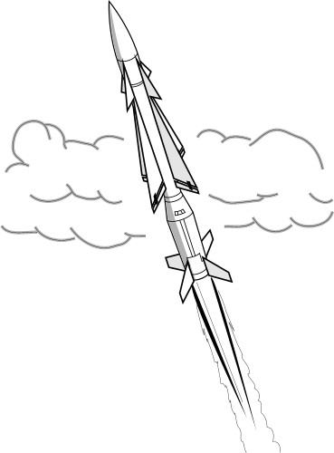 Rocket; Space, Transportation, One, MIle, Up, Rocket