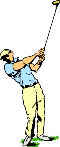 Golfer; Strike, Tee, Club, Hit, Ball, Sport