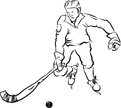 Icehockey; Stick, Puck, Game, Ice, Sport