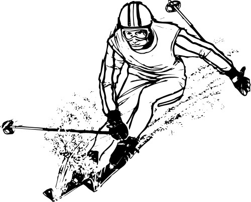 Skier; Ski, Race, Snow, Sport