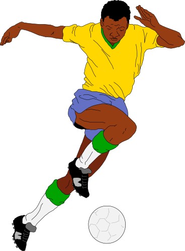 Brazilian football player; Soccer, Football, Famous, Ball