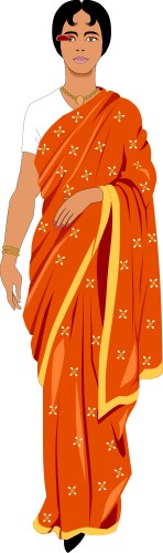 Indian Woman; People, Traditional, Corel, Indian, Woman