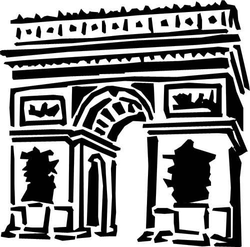 Arc de Triomphe; Travel, Europe, Corel, Arc, de, Triomphe