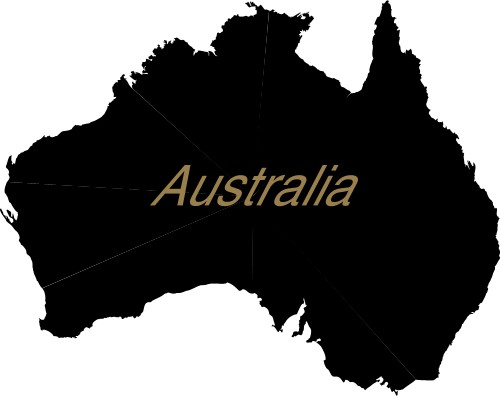 Australia; Travel, Map, Totem, Graphics, Australia