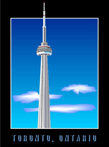 CN Tower Toronto; Travel, Canada, Corel, CN, Tower, Toronto