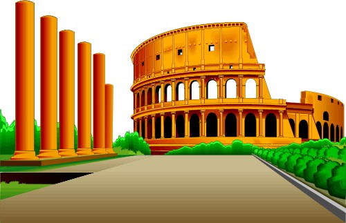 Colosseum Rome; Travel, Europe, Totem, Graphics, Colosseum, Rome
