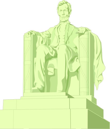 Lincoln Memorial; Travel, United, States, Totem, Graphics, Lincoln, Memorial
