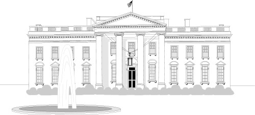 White House; Travel, Political, One, Mile, Up, White, House