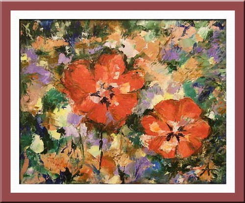 Tulips; 2006. oil on canvas. 40 x 60 cm